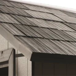 Keter Oakland 7.5 X 7ft Outdoor Garden Apex Storage Shed - Grey -Garantia Store 12840574 1965036179184601