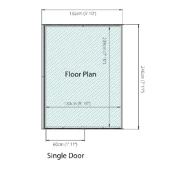 Country Living Southwell 8 X 4ft Premium Lean To Greenhouse Painted + Installation - Thorpe Towers -Garantia Store 12876015 1084843879552500