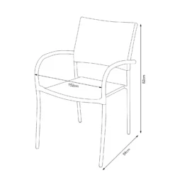 Bambrick 4 Seater Garden Dining Set -Garantia Store 12881495 5284948030818426