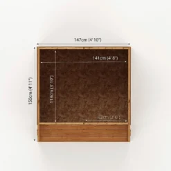 Country Living 5 X 5ft Wellow Playhouse Painted + Installation - Thorpe Towers -Garantia Store 12881626 1435027554266519