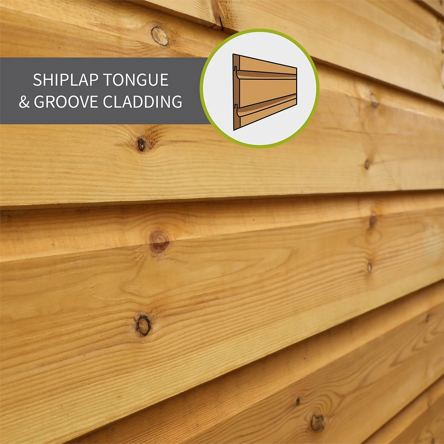 Country Living Ribble 7 X 7ft Premium Corner Summerhouse With Side Shed Painted + Installation - Aurora Green 3 Country Living Ribble 7 X 7ft Premium Corner Summerhouse With Side Shed Painted + Installation - Aurora Green - Image 3