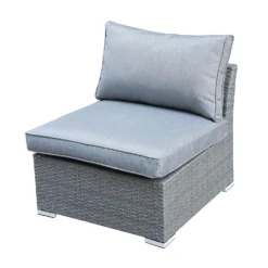 Bambrick 6 Seater Grey Rattan Garden Sofa Set 19 Bambrick 6 Seater Grey Rattan Garden Sofa Set -Garantia Store 12882317 9734931176981203