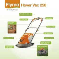 Flymo 1400W Electric Hover Lawn Mower - 25cm 19 Flymo 1400W Electric Hover Lawn Mower - 25cm -Garantia Store 12884889 1504843481996196