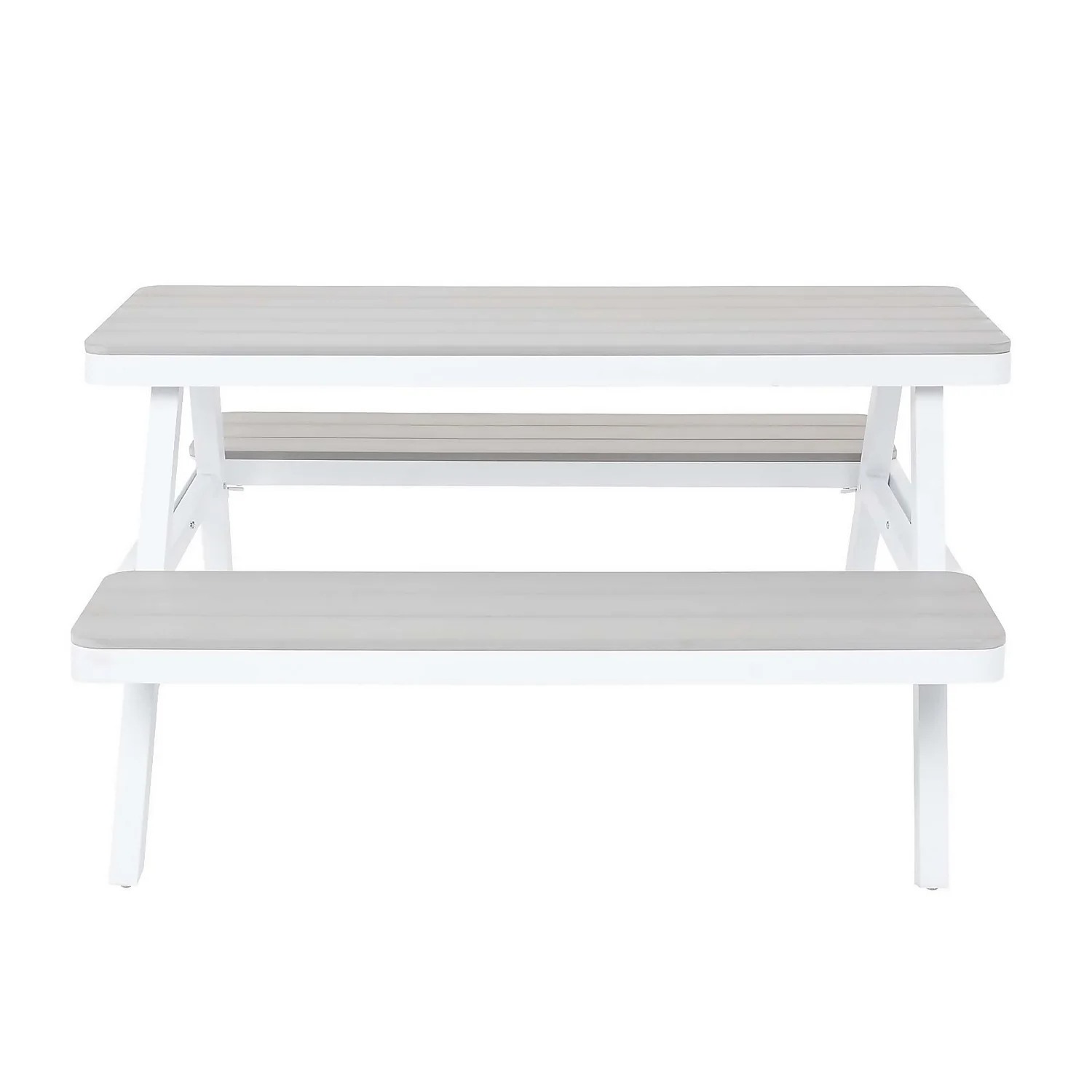Picnic Bench - White & Grey 9 Picnic Bench - White & Grey - Image 9