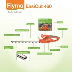 Flymo Easicut 460 Electric Hedge Trimmer - 45cm -Garantia Store 12885913 5754843593157071