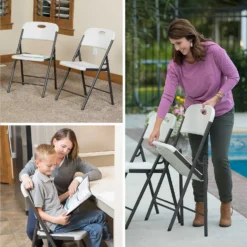 Lifetime Blow Moulded Folding Chair -Garantia Store 12886299 4744913634273957