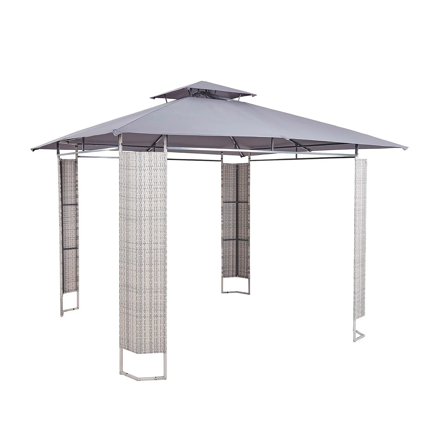Florence Gazebo With Rattan Panels 1 Florence Gazebo With Rattan Panels