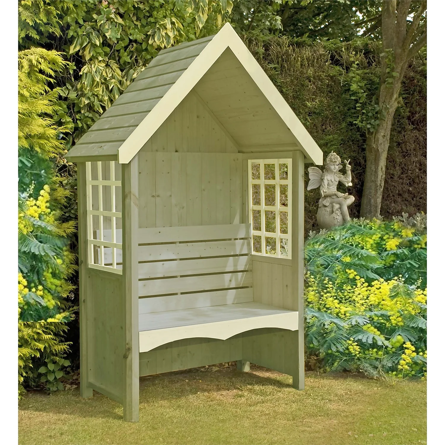 Shire Mimosa Arbour - 4x2ft 1 Shire Mimosa Arbour - 4x2ft