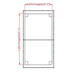 Shire Forget Me Not Arbour - 4x2ft -Garantia Store 12887178 1264849862130852