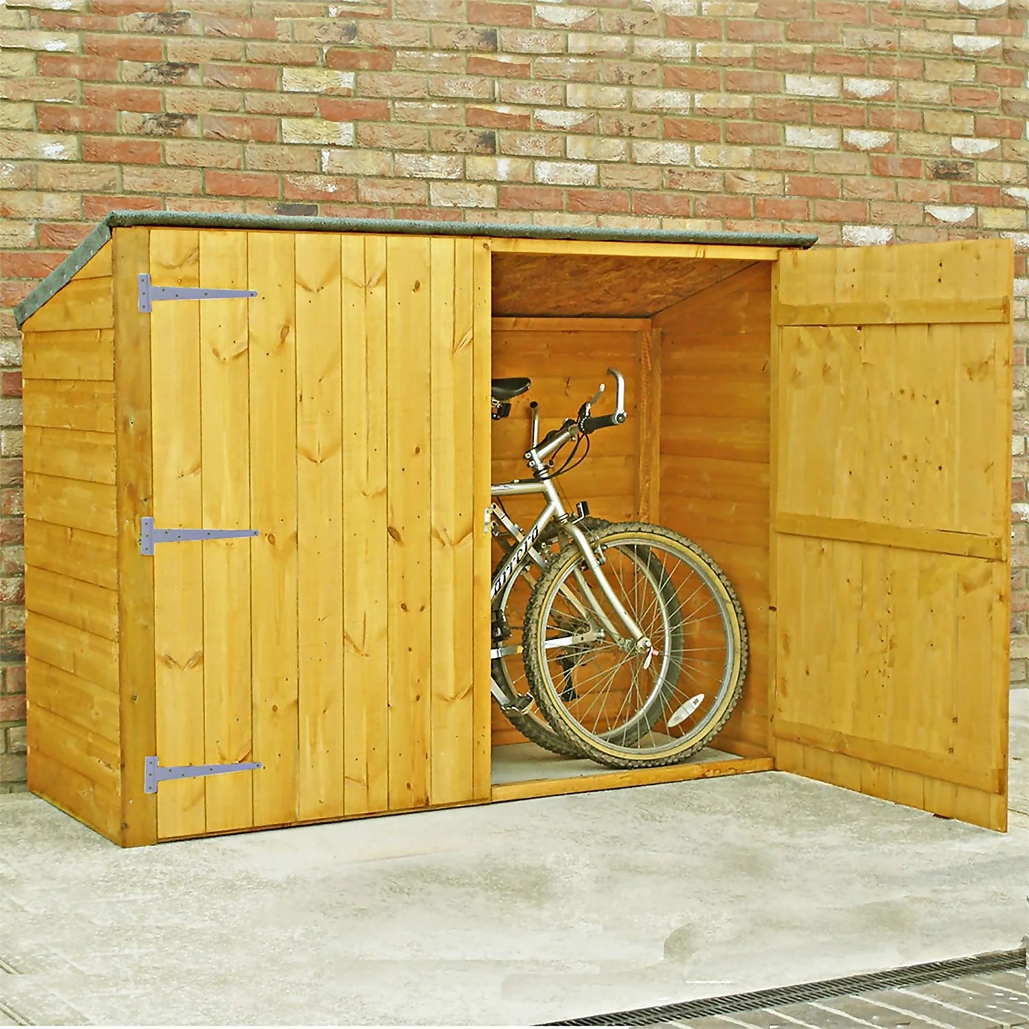 Shire Pent Shiplap Bike Store 6x3ft 2 Shire Pent Shiplap Bike Store 6x3ft - Image 2
