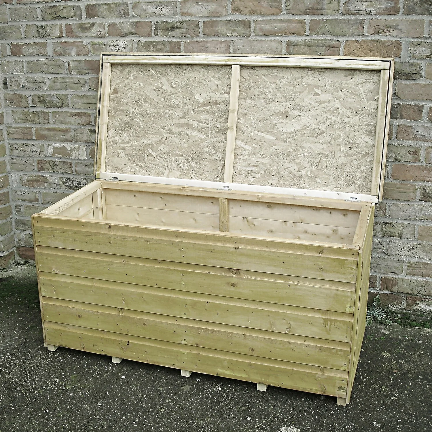 Shire Tongue & Groove Wooden Storage Box - 4x2ft 3 Shire Tongue & Groove Wooden Storage Box - 4x2ft - Image 3
