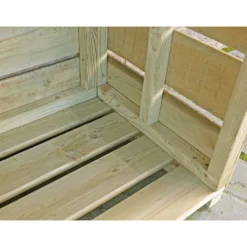 Shire Tall Wall Log Store - 3x1.5ft -Garantia Store 12887202 2104851593390721