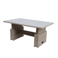 Mortimer Grey Rattan Garden Corner Sofa Set -Garantia Store 12887790 9855047776650784