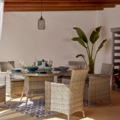 Florence 6 Seater Garden Dining Set -Garantia Store 12887800 3494929366860307