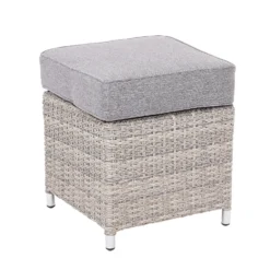 Florence Grey Rattan Effect Garden Corner Sofa Set -Garantia Store 12887809 1854843689755124