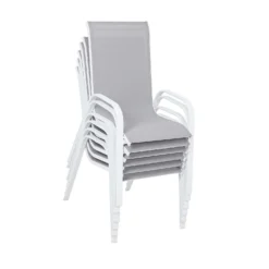 Malindi 6 Seater Garden Dining Set - Grey 9 Malindi 6 Seater Garden Dining Set - Grey -Garantia Store 12887812 2424843280561994