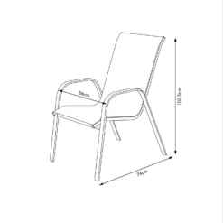 Malindi 6 Seater Garden Dining Set - Grey 13 Malindi 6 Seater Garden Dining Set - Grey -Garantia Store 12887812 3374947969778299