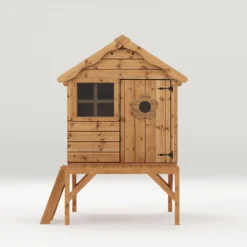 Mercia 4 X 7ft Snug Wooden Playhouse With Tower -Garantia Store 12888281 4805027835793860