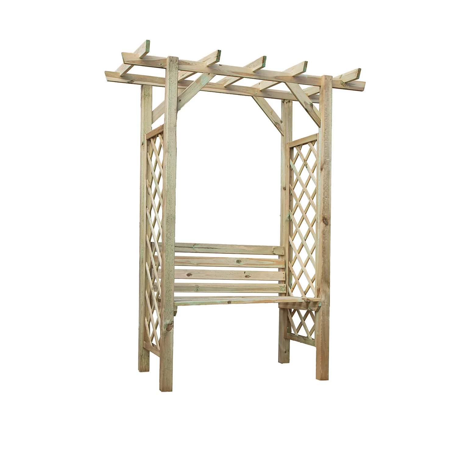 Mercia Pergola Seated Arbour 5 Mercia Pergola Seated Arbour - Image 5