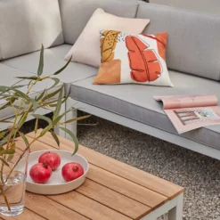 Spirit Metal Garden Corner Sofa Set - Grey -Garantia Store 12889918 1424846181006982