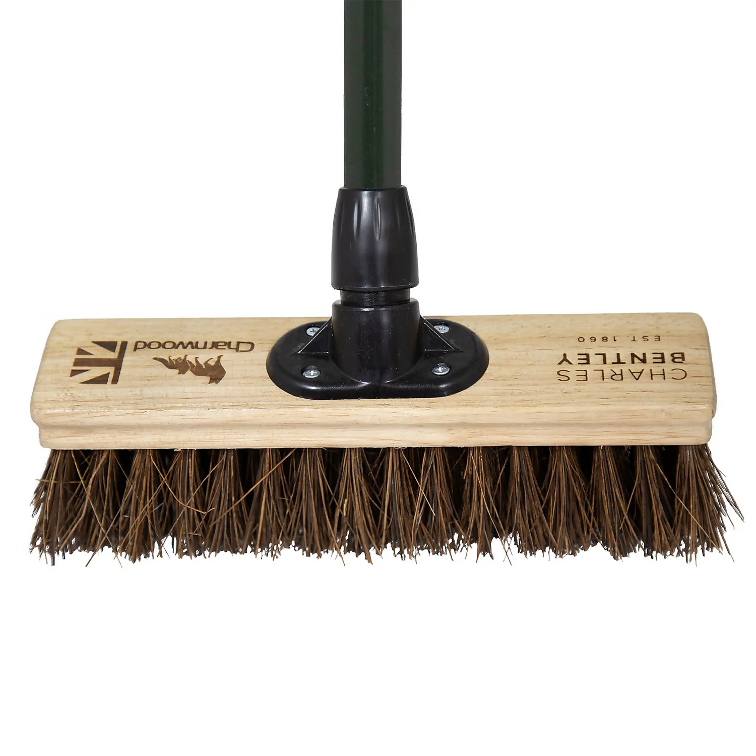 Charles Bentley Charnwood Bassine Wooden Garden Broom - 300mm 4 Charles Bentley Charnwood Bassine Wooden Garden Broom - 300mm - Image 4