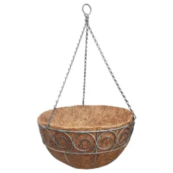 35 Cm Distress Finish Hanging Basket With Coco Liner 7 35 Cm Distress Finish Hanging Basket With Coco Liner -Garantia Store 13193949 1054902150164586