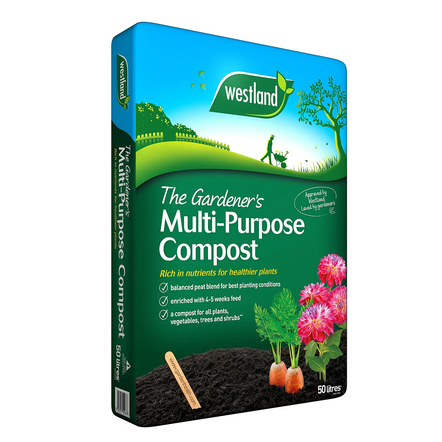 Westland The Gardener's Multi-Purpose Compost 50L 1 Westland The Gardener's Multi-Purpose Compost 50L