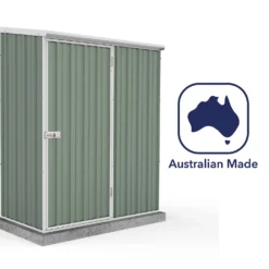 Absco 5 X 3ft Space Saver Metal Pent Shed - Green 15 Absco 5 X 3ft Space Saver Metal Pent Shed - Green -Garantia Store 13440828 9664929164479356