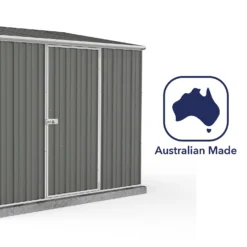 Absco 7.5 X 5ft Space Saver Metal Pent Shed - Grey 15 Absco 7.5 X 5ft Space Saver Metal Pent Shed - Grey -Garantia Store 13440837 7184929186350175