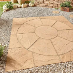 Stylish Stone Chantry Squaring Off Paving Kit 1.5m Gold -Garantia Store 13452076 1344935333791052
