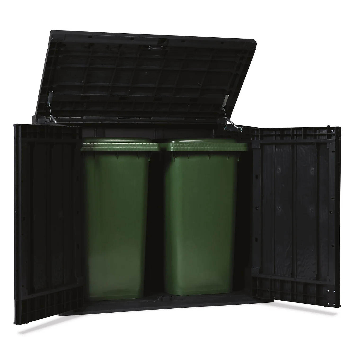 Toomax Stora Way Plus XL 1270L Garden Storage Box - Anthracite 9 Toomax Stora Way Plus XL 1270L Garden Storage Box - Anthracite - Image 9