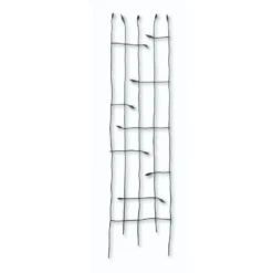 Panacea Forged Twig With Leaves Garden Trellis - Black - 184 X 59cm