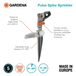 GARDENA Pulse Spike Water Sprinkler -Garantia Store 13489629 1144924640534250