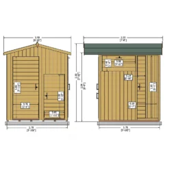 Shire 6 X 6ft Multi Store Garden Shed -Garantia Store 13505250 1074933733495142