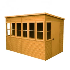 Shire 10 X 6ft Sun Pent Shed - Including Installation
