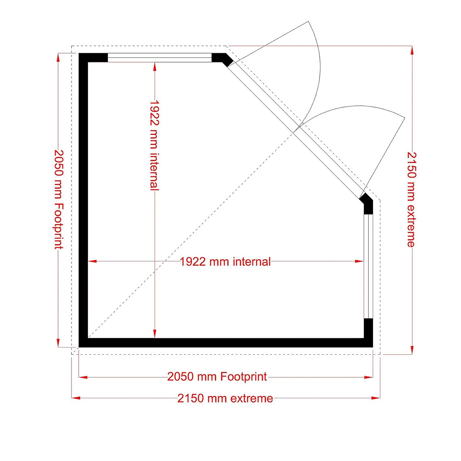 Shire 7 X 7ft Barclay Summerhouse - Including Installation 6 Shire 7 X 7ft Barclay Summerhouse - Including Installation - Image 6