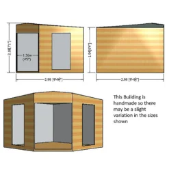 Shire 10 X 10ft Barclay Summerhouse -Garantia Store 13505306 1954931993634624