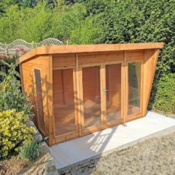 Shire 10 X 10ft Highclere Double Door Summerhouse - Including Installation -Garantia Store 13505324 5124933734515079