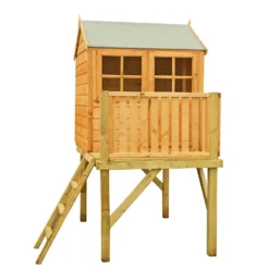 Shire 6 X 4ft Bunny And Platform Kids Wooden Playhouse -Garantia Store 13505339 6714931994811056