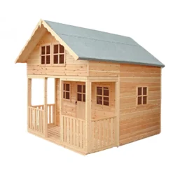 Shire 8 X 10ft Lodge Kids Wooden Playhouse