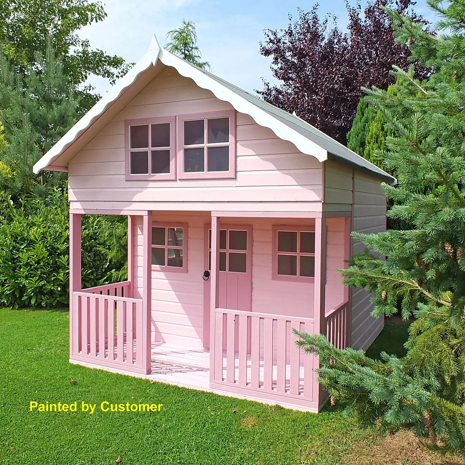 Shire 8 X 10ft Lodge Kids Wooden Playhouse - Including Installation 7 Shire 8 X 10ft Lodge Kids Wooden Playhouse - Including Installation - Image 7