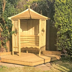 Shire 5x5 Corner Garden Arbour 11 Shire 5x5 Corner Garden Arbour -Garantia Store 13508668 2634932698255283