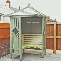 Shire 5x5 Corner Garden Arbour 12 Shire 5x5 Corner Garden Arbour -Garantia Store 13508668 7274932698323440