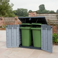 Keter Store It Out Ace Outdoor Garden Storage Shed 1200L - Grey / Graphite -Garantia Store 13531577 7064925770968030