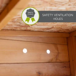 Country Living 8ft X 6ft Premium Colton Double Storey Playhouse With Veranda Painted + Installation - Thorpe Towers Grey -Garantia Store 13554905 8125012834499945