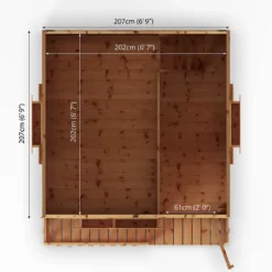 Country Living 7ft X 7ft Premium Sandon Double Storey Playhouse With Veranda Painted + Installation - Thorpe Towers Grey -Garantia Store 13554916 1224949332092216