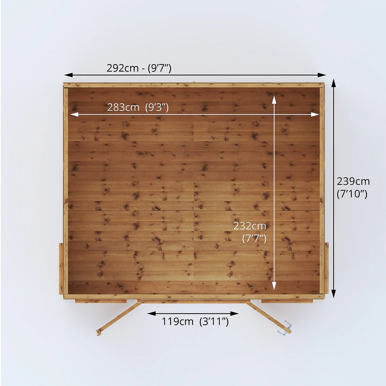 Country Living Premium Langham 10ft X 8ft Curved Roof Summerhouse Painted + Installation - Aurora Green 7 Country Living Premium Langham 10ft X 8ft Curved Roof Summerhouse Painted + Installation - Aurora Green - Image 7