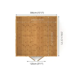 Mercia 10ft X 10ft Premium Shiplap Modular Workshop Shed - Including Installation -Garantia Store 13555751 8784949333132319