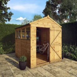 Mercia 8ft X 6ft Premium Shiplap Apex Shed -Garantia Store 13555773 1414949337377760