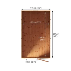 Mercia 10ft X 6ft Premium Shiplap Apex Shed - Including Installation -Garantia Store 13555784 1354949337951618